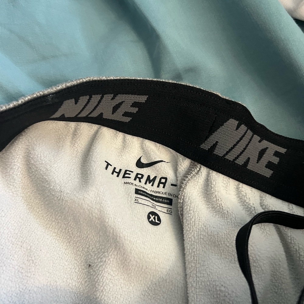Nike Therma-Fit Black and White Sweatpants